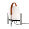 Cesta Metalica Table Lamp  option With Leather Handle
