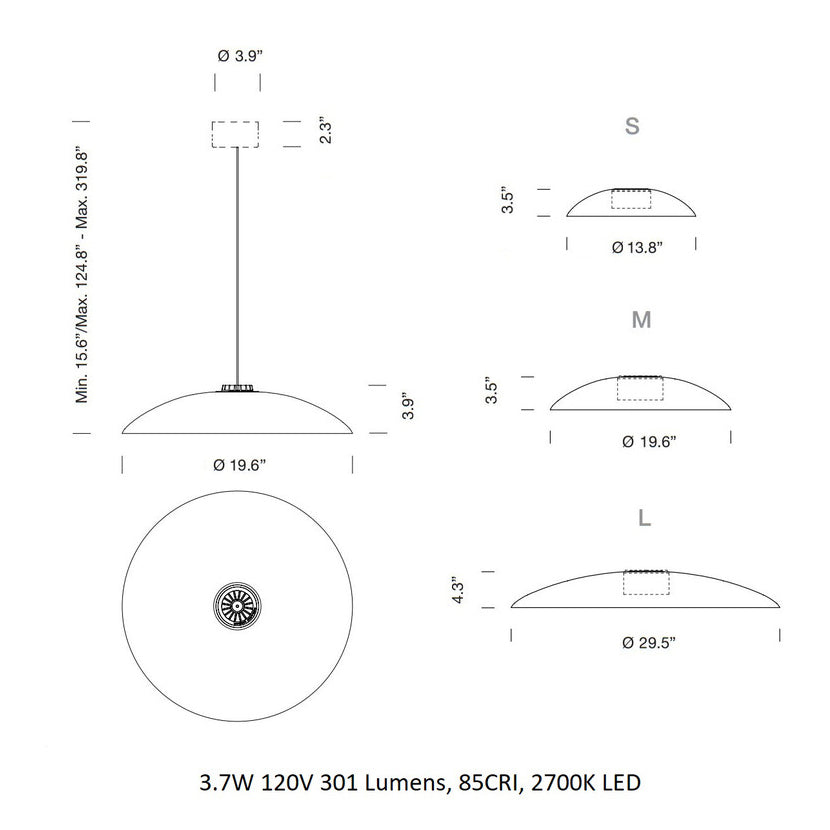 HeadHat Plate Pendant Light