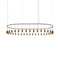Cirio Oval Pendant Light  option Polished Brass