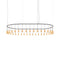 Cirio Oval Pendant Light  option White Opal Glass