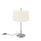 Diana Table Lamp  option Satin Nickel