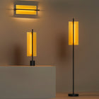 Lamina 45 Dorada LED Floor Lamp