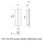 Lamina LED Wall Sconce
