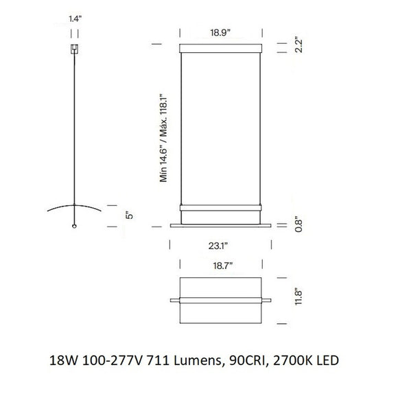 Lamina Pendant Light