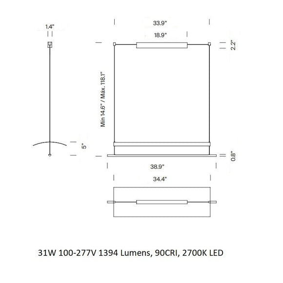 Lamina Pendant Light