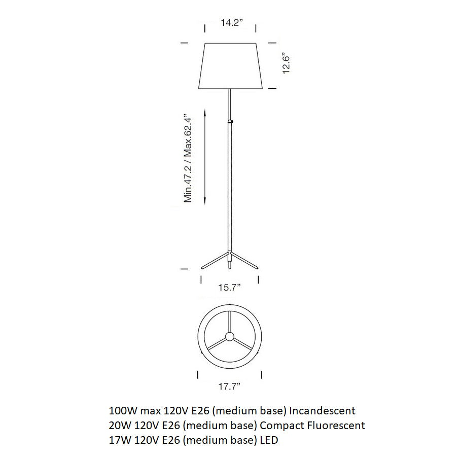Pie De Salon Floor Lamp