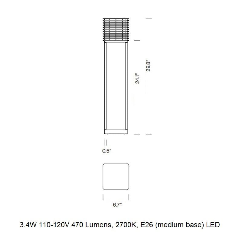 Shiro Alta Outdoor Floor Lamp