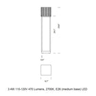 Shiro Alta Outdoor Floor Lamp
