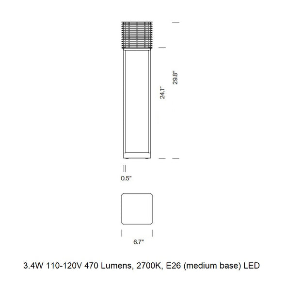 Shiro Alta Outdoor Floor Lamp