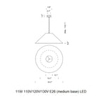 Sistema Sisisi Conicas Planas Pendant Light