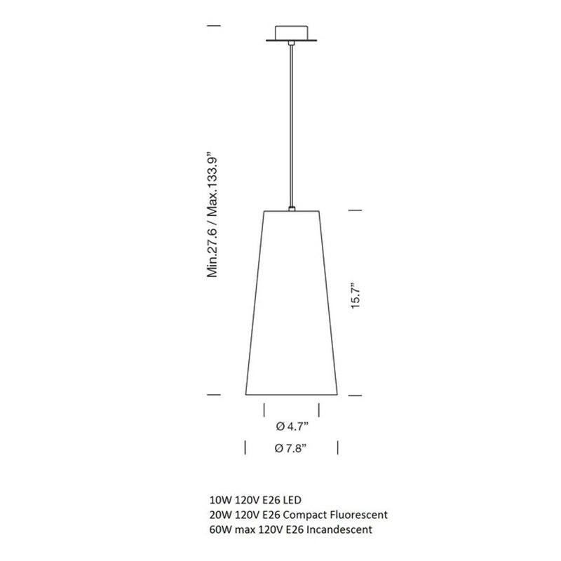 Sistema Sisisi MT2 Pendant Light