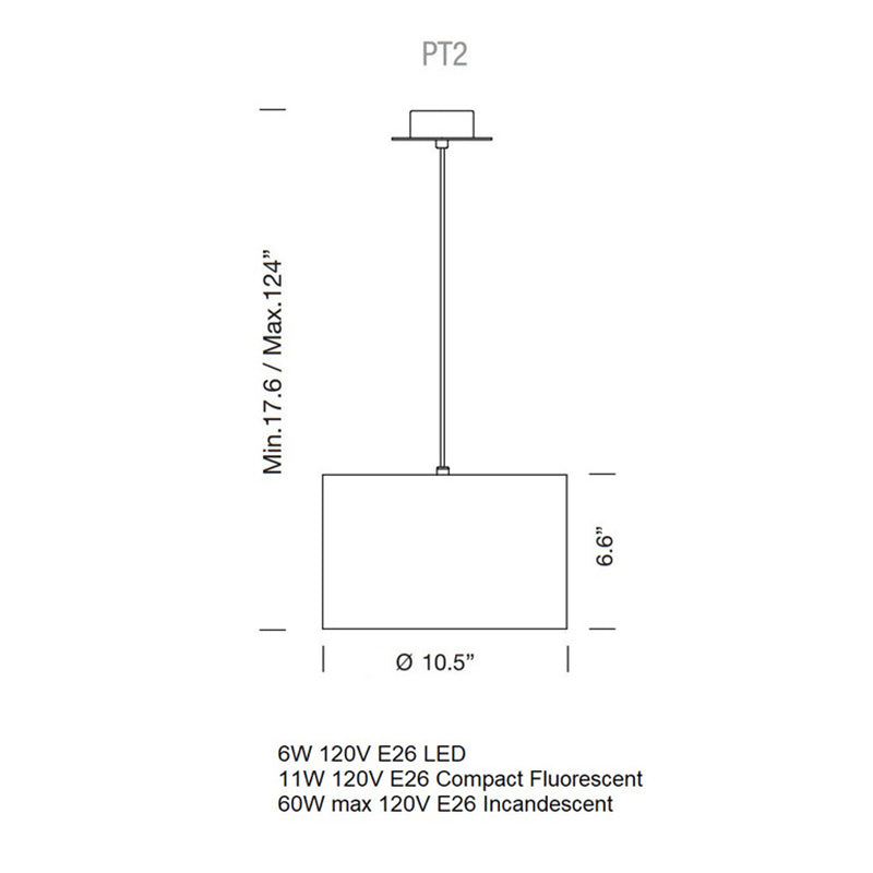 Sistema Sisisi PT2 Pendant Light