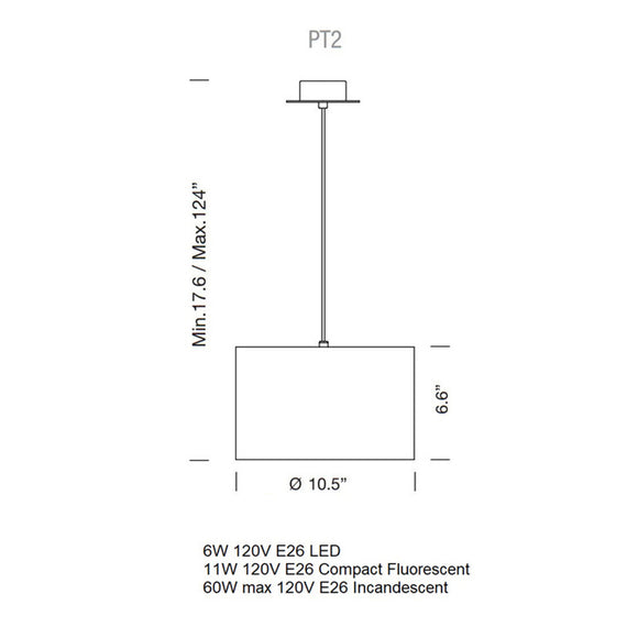 Sistema Sisisi PT2 Pendant Light