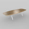 Kayak Boat Shaped 10 ft Conference Table  option Fawn Cypress / Fawn Cypress Edge