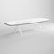 Kayak Boat Shaped 10 ft Conference Table  option White / Storm Gray Edge