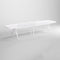 Kayak Boat Shaped 12 ft Conference Table  option White / White Edge