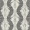 Coastal Haven Carina Leaf Ogee Wallpaper Sample Swatch  option Charcoal Sample