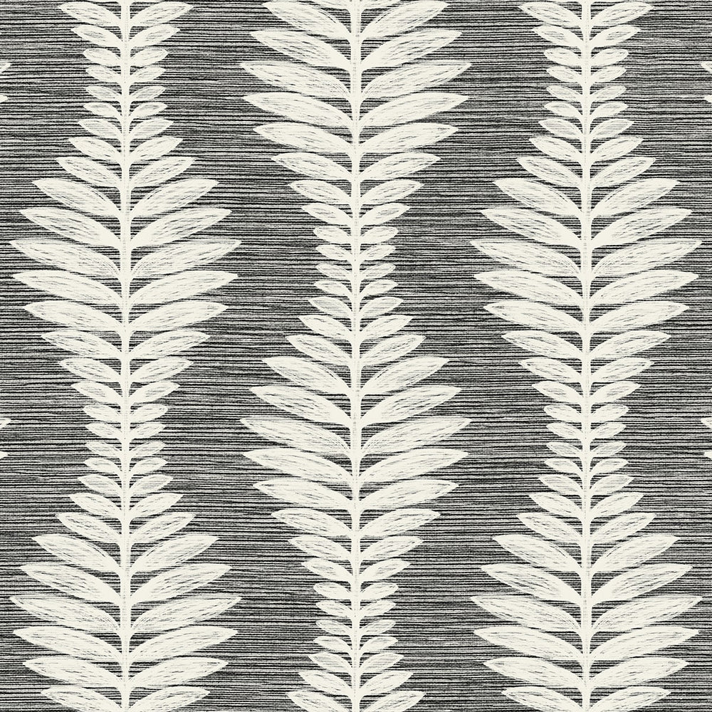 Coastal Haven Carina Leaf Ogee Wallpaper