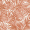 Coastal Haven Cordelia Tossed Palms Wallpaper Sample Swatch  option Coral Sample