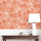 Coastal Haven Cordelia Tossed Palms Wallpaper