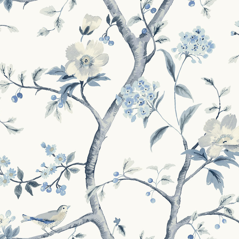 Coastal Haven Sparrow Haven Wallpaper Sample Swatch