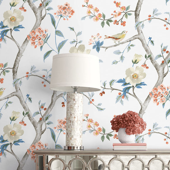 Coastal Haven Sparrow Haven Wallpaper