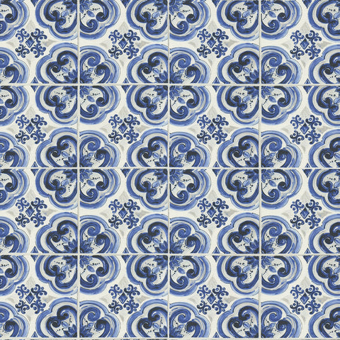 Dolce & Gabbana Blu Mediterraneo Wallpaper Sample Swatch