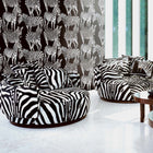 Dolce & Gabbana Multi Zebra Mural Wallpaper