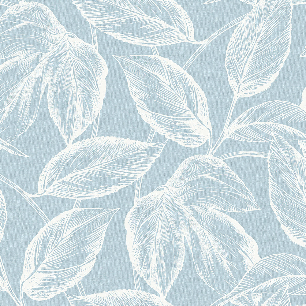 Summer House Beckett Sketched Leaves Wallpaper