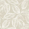 Summer House Beckett Sketched Leaves Wallpaper  option Oat