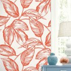 Summer House Beckett Sketched Leaves Wallpaper