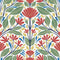 Summer House Carmela Folk Floral Wallpaper Sample Swatch  option Primaries Sample