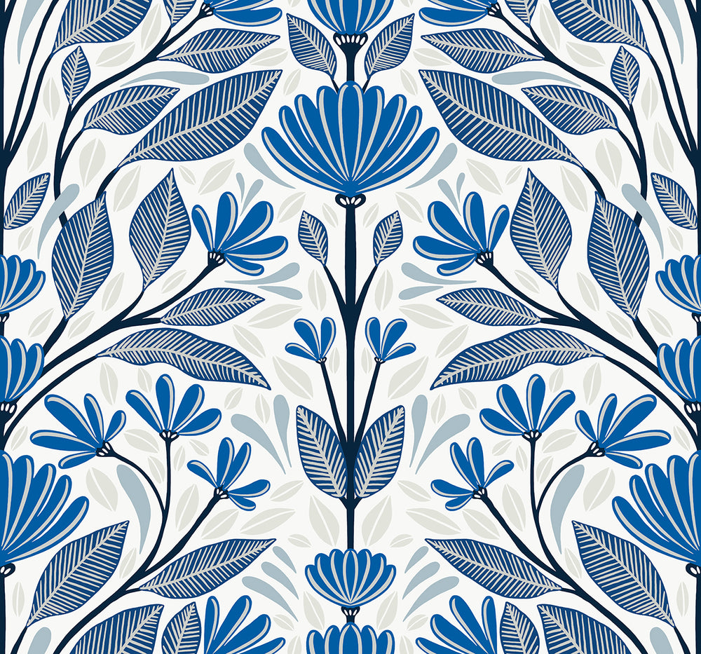 Summer House Carmela Folk Floral Wallpaper