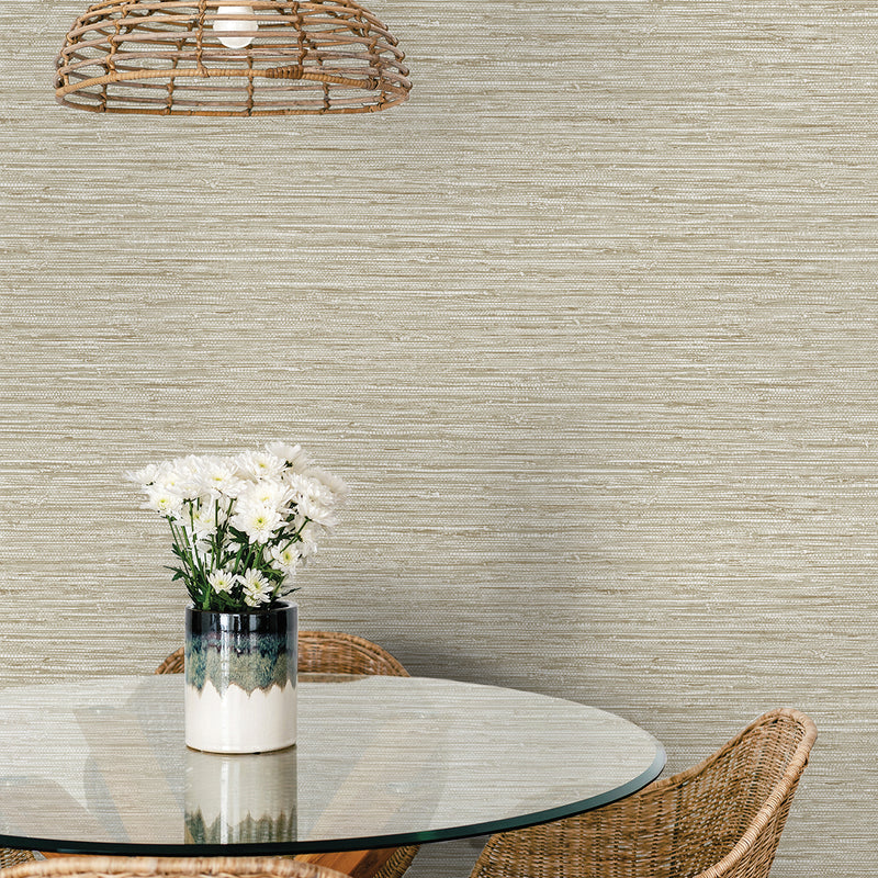 Seabrook Designs Summer House Isla Faux Jute Wallpaper - 2Modern