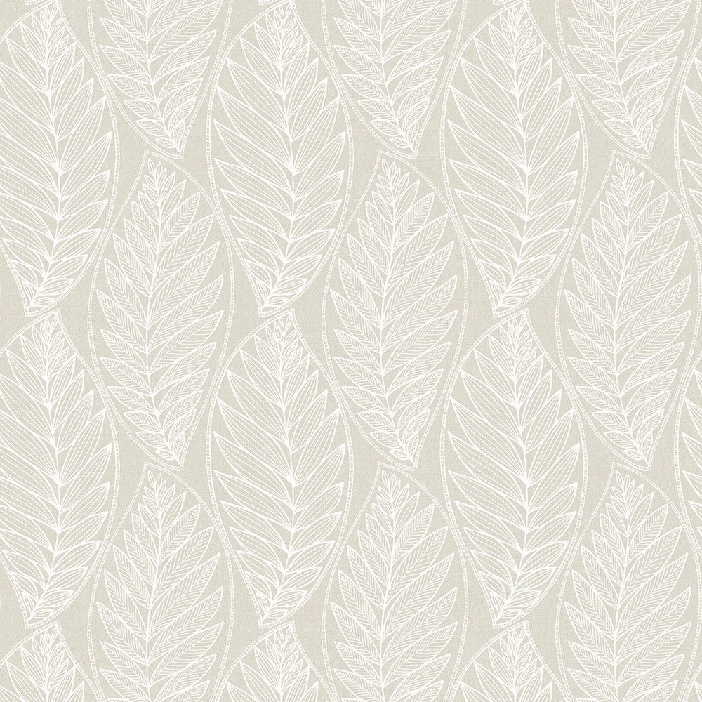 Summer House Kira Leaf Husk Wallpaper Sample Swatch