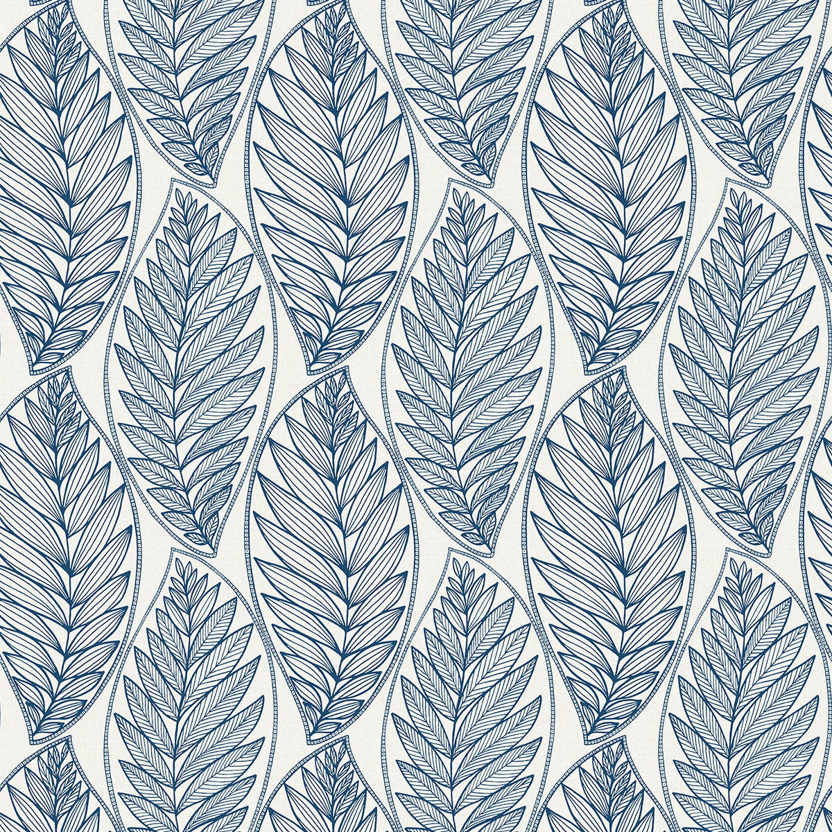 Seabrook Designs Summer House Kira Leaf Husk Wallpaper - 2Modern