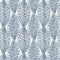 Summer House Kira Leaf Husk Wallpaper  option Blue Suede