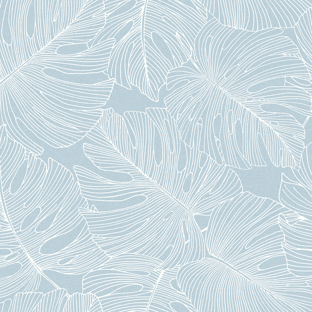 Summer House Tarra Monstera Leaf Wallpaper Sample Swatch