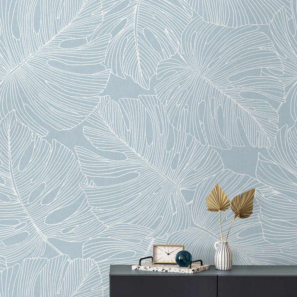 Summer House Tarra Monstera Leaf Wallpaper