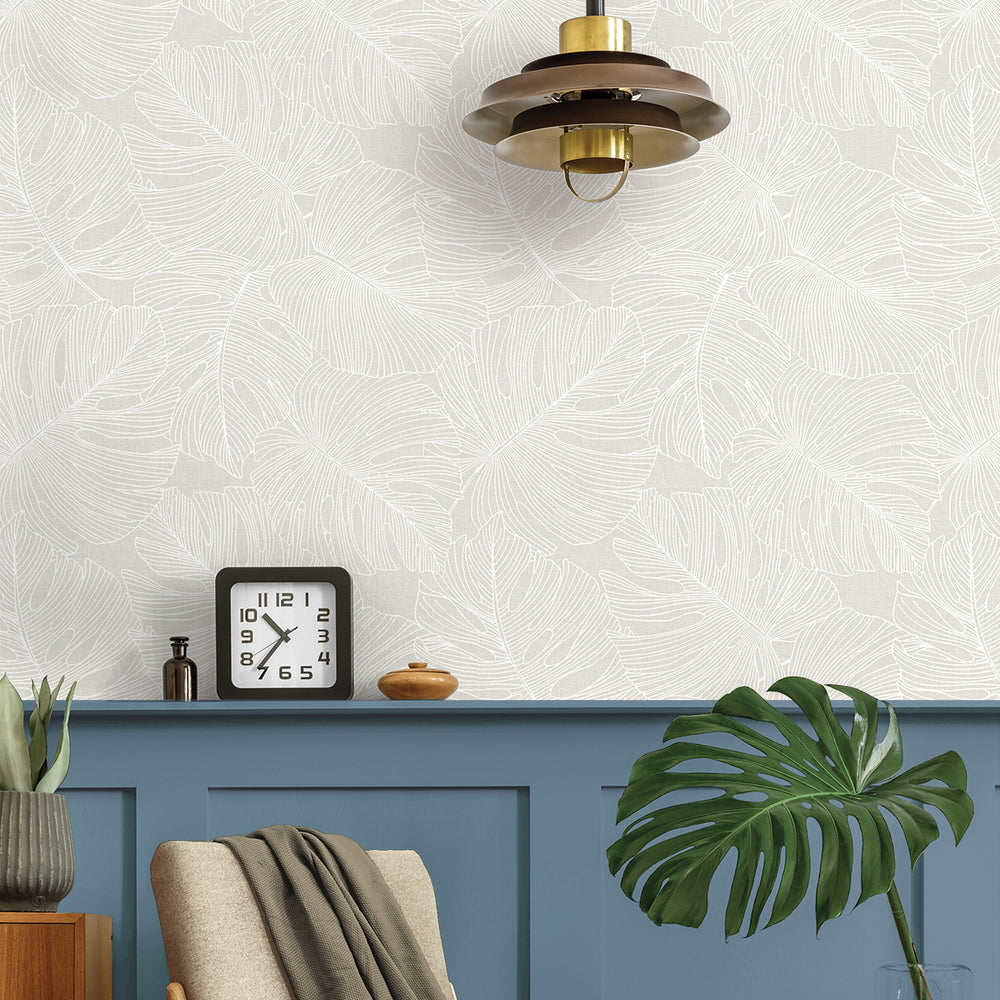Summer House Tarra Monstera Leaf Wallpaper