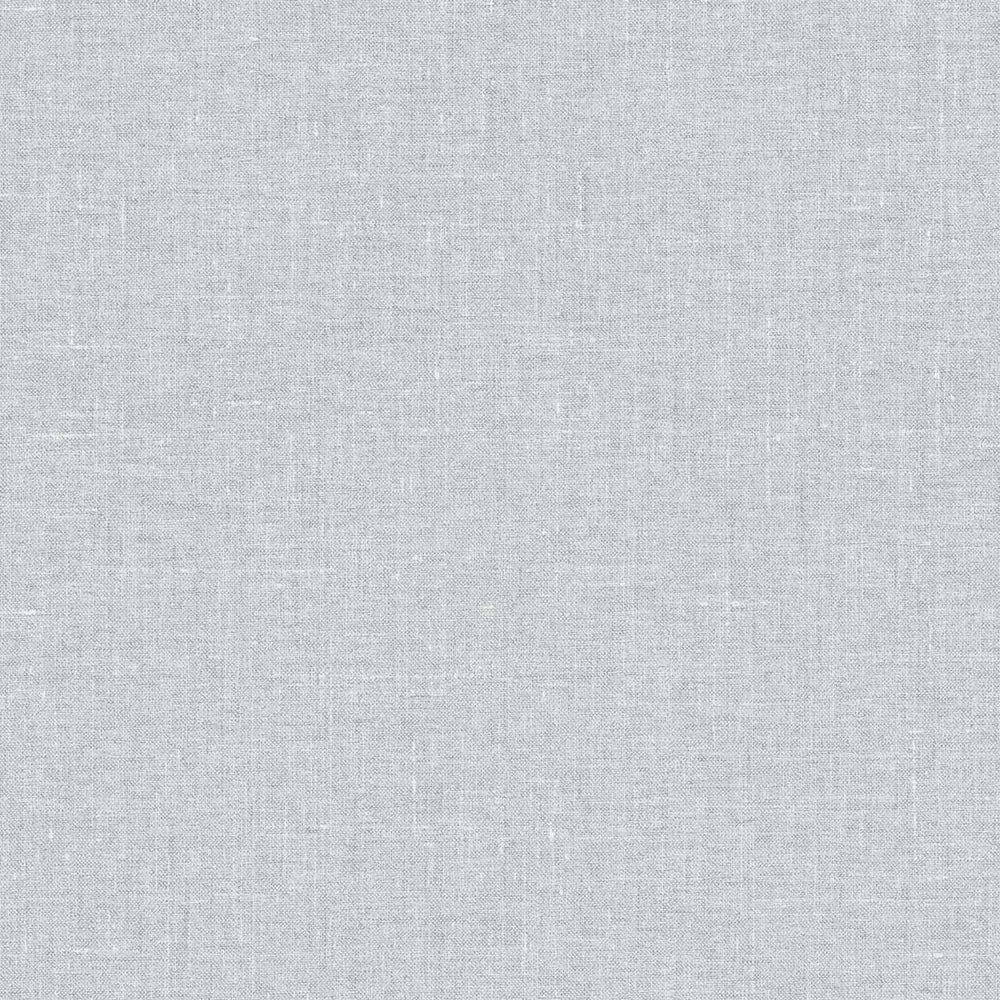 White Heron Abington Faux Linen Wallpaper Sample Swatch