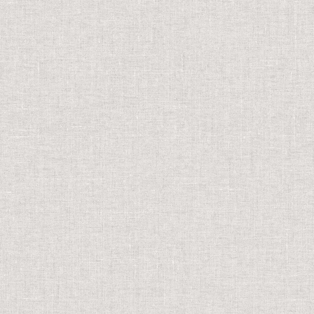 White Heron Abington Faux Linen Wallpaper Sample Swatch