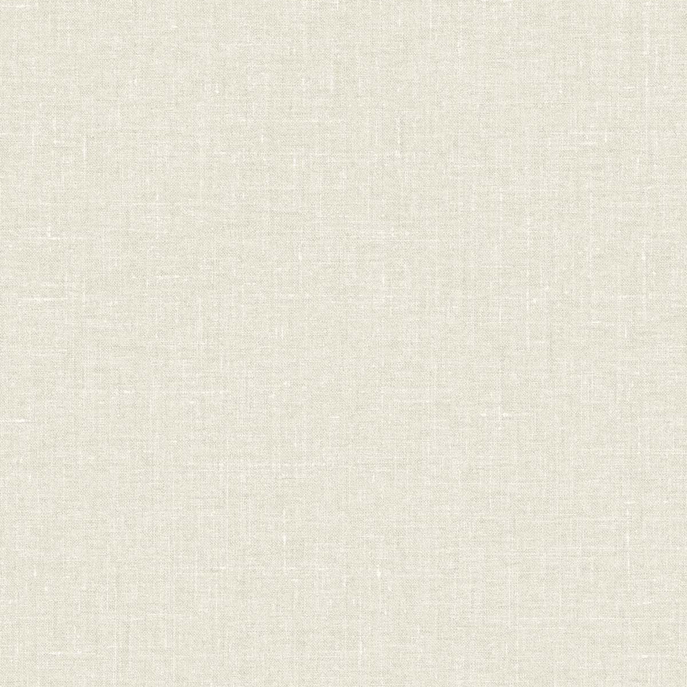 White Heron Abington Faux Linen Wallpaper