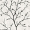 White Heron Avena Branches Wallpaper  option Contrast