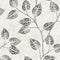 White Heron Branch Trail Silhouette Wallpaper Sample Swatch  option Black and White Sample
