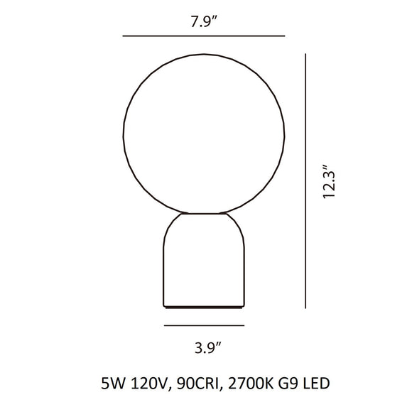 Castle Glo Table Lamp