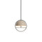 Huan LED Pendant Light  option Oatmeal / Chrome