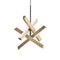 Konnect PV4 LED Pendant Light  option Champagne Gold