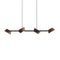 Olo XL Linear Pendant Light  option Matt Pearl Cocoa