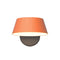 Olo XL Wall Sconce  option Matt Black / Coral Orange